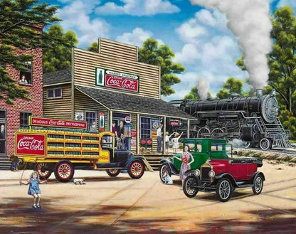 Springbok - Coca-Cola All Aboard - 1000 Piece Jigsaw Puzzle