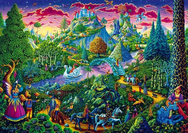 Schmidt - Fantasic Fairy World - 1000 Piece Jigsaw Puzzle