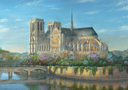 Schmidt - Thomas Kinkade - Notre Dame - 1000 Piece Jigsaw Puzzle