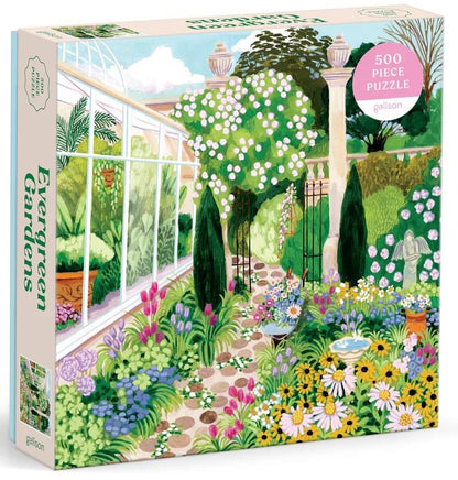 Galison - Evergreen Gardens - 500 Piece Jigsaw Puzzle