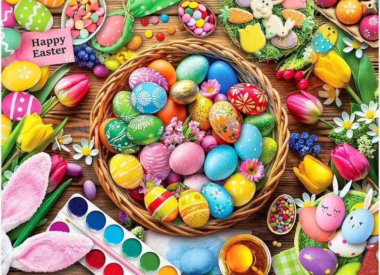 Eurographics - Easter Table - 1000 Piece Jigsaw Puzzle