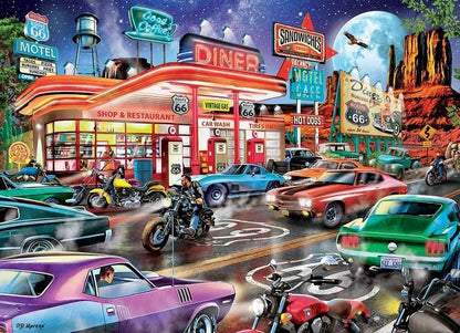 Eurographics - Route 66 Diner - 1000 Piece Jigsaw Puzzle