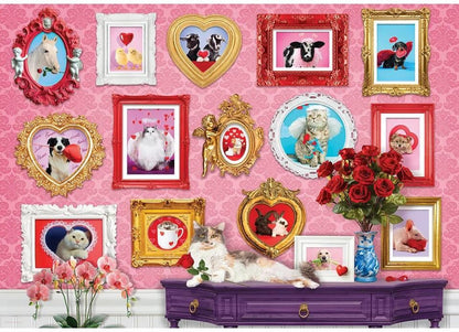 Eurographics - For the Love of Animals - 500XL Piece Jigsaw Puzzle