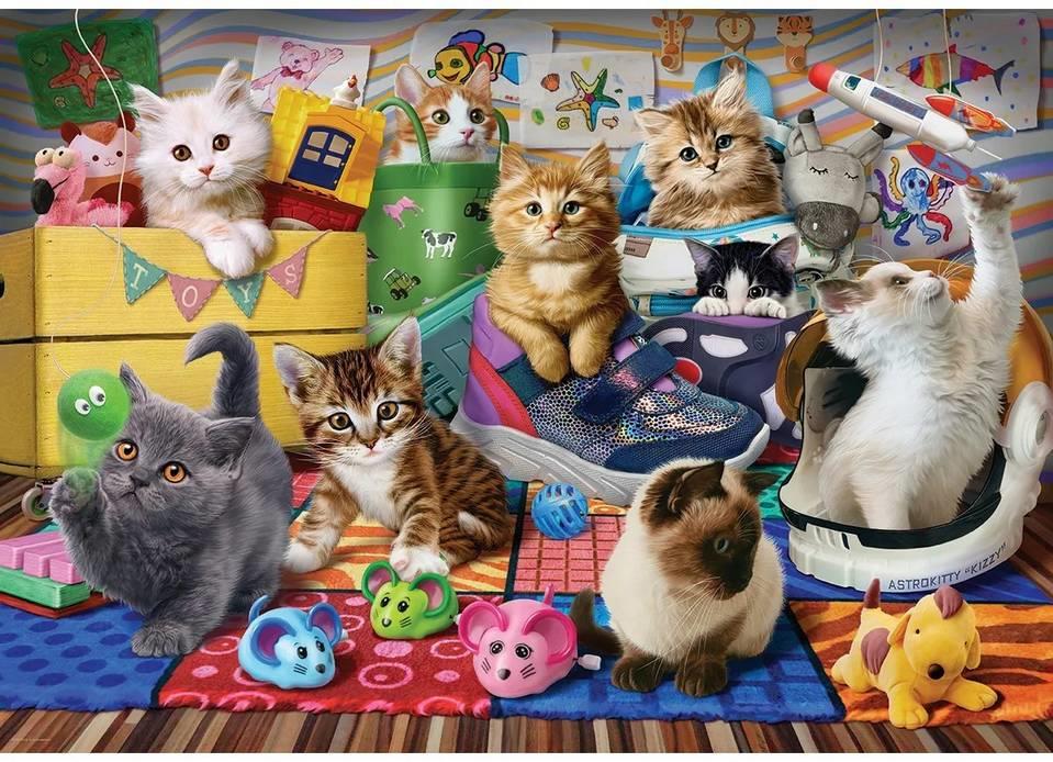Eurographics - Kittens Playtime - 500XL Piece Jigsaw Puzzle