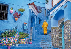 Clementoni - Blue Street Of Chefchaouen - 500 Piece Jigsaw Puzzle