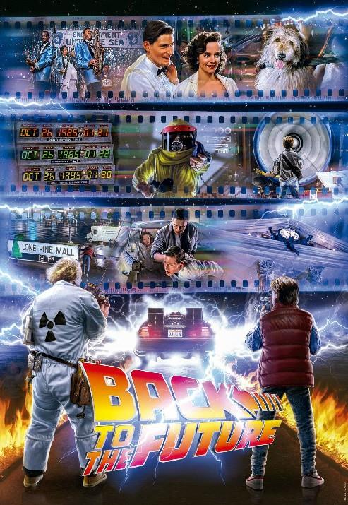 Clementoni - Cult Movies - Back To The Future - 1000 Piece Jigsaw Puzzle