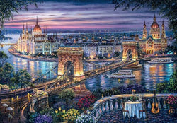 Clementoni - Lights Of The Danube - 1000 Piece Jigsaw Puzzle