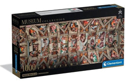 Clementoni - Panorama  Museum Vaticani Sistina Compact - 1000 Piece Jigsaw Puzzle