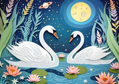 CherryPazzi - Moonlight Date - 1000 Piece Jigsaw Puzzle