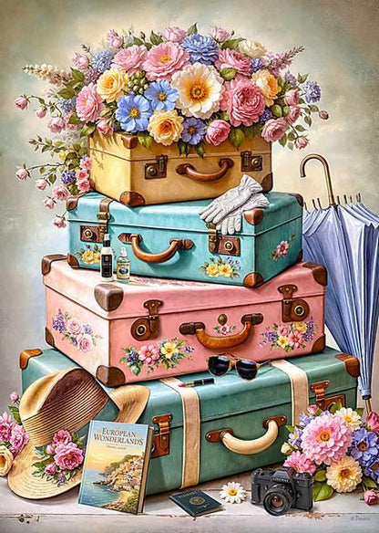 CherryPazzi - Ready to Go! - 1000 Piece Jigsaw Puzzle