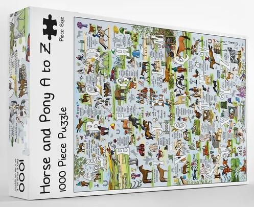 Emma Joustra - Horse & Pony A To Z - 1000 Piece Jigsaw Puzzle