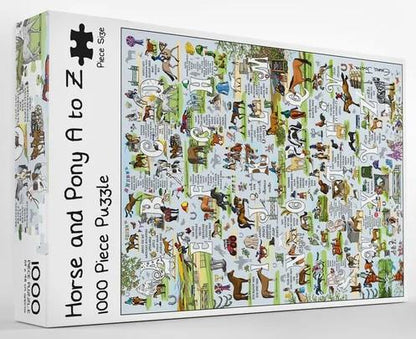 Emma Joustra - Horse & Pony A To Z - 1000 Piece Jigsaw Puzzle