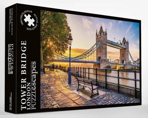 Puzzlescapes - Tower Bridge London - 1000 Piece Jigsaw Puzzle