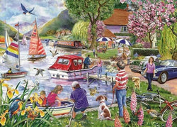 House of Puzzles - Waterside Inn - 500XL Piece Jigsaw Puzzle