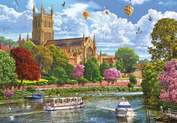 Gibsons - Worcester from the River - 500 Piece Jigsaw Puzzle