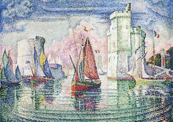 Calypto - Paul Signac - Entree du port de La Rochelle - 1000 Piece Jigsaw Puzzle