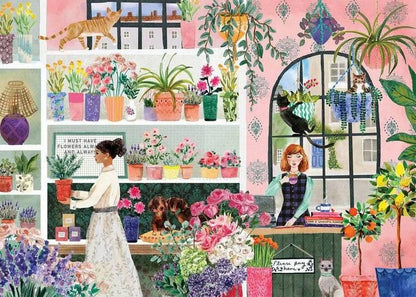 Falcon de Luxe - The Flower Studio - 1000 Piece Jigsaw Puzzle