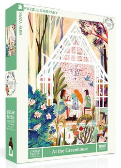 New York Puzzle Company - At the Greenhouse - 1000 Piece Jigsaw Puzzle