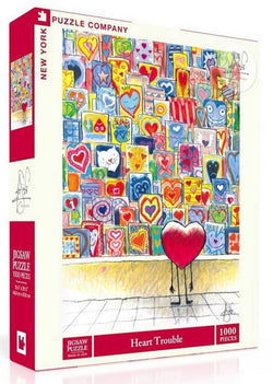 New York Puzzle Company - Heart Trouble - 1000 Piece Jigsaw Puzzle