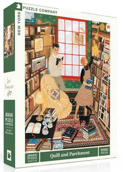 New York Puzzle Company - Quill and Parchment - 1000 Piece Jigsaw Puzzle