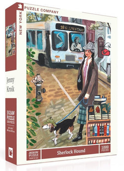 New York Puzzle Company - Sherlock Hound - 1000 Piece Jigsaw Puzzle