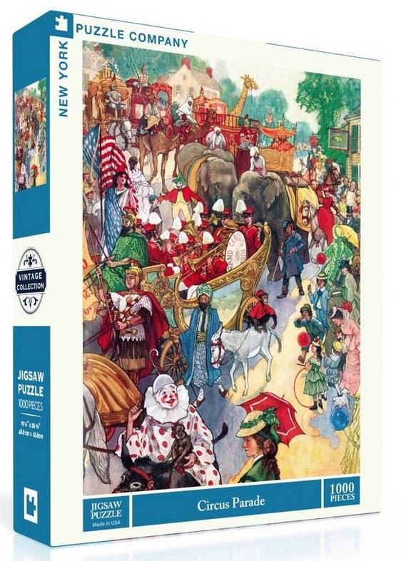 New York Puzzle Company - Circus Parade - 1000 Piece Jigsaw Puzzle