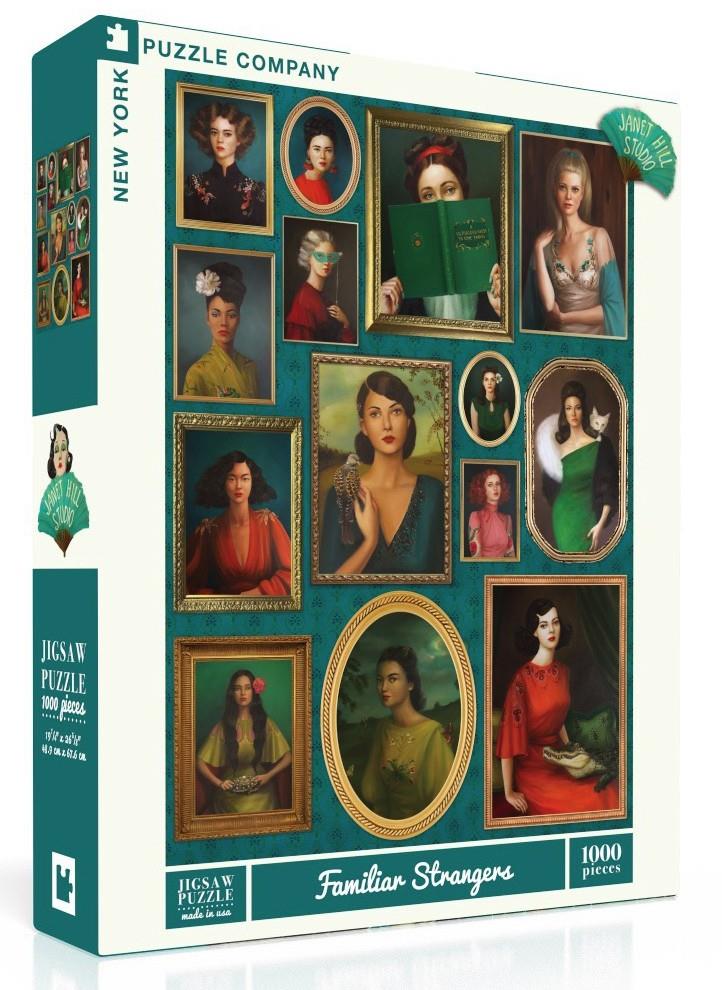 New York Puzzle Company - Familiar Strangers - 1000 Piece Jigsaw Puzzle