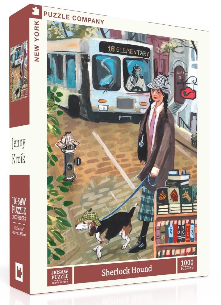 New York Puzzle Company - Sherlock Hound - 1000 Piece Jigsaw Puzzle