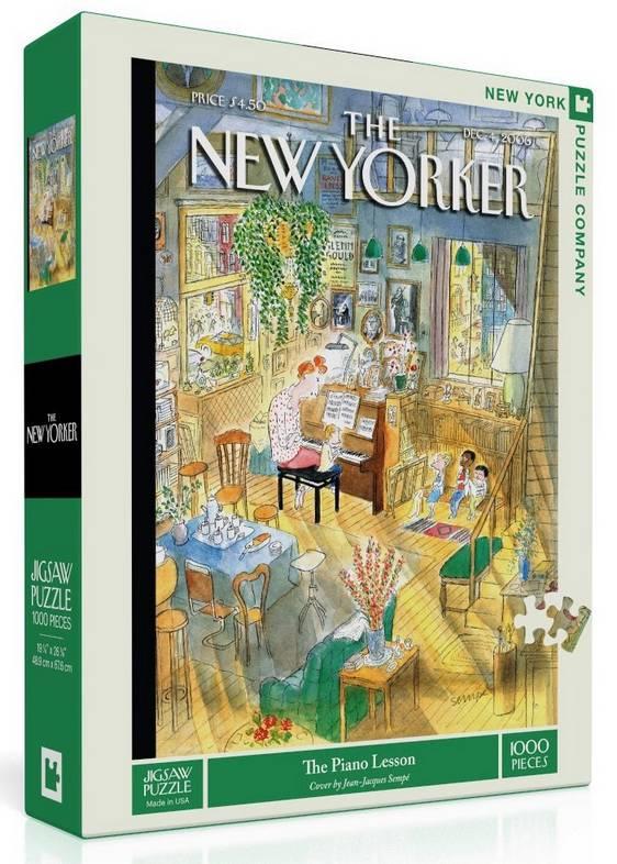 New York Puzzle Company - The Piano Lesson - 1000 Piece Jigsaw Puzzle