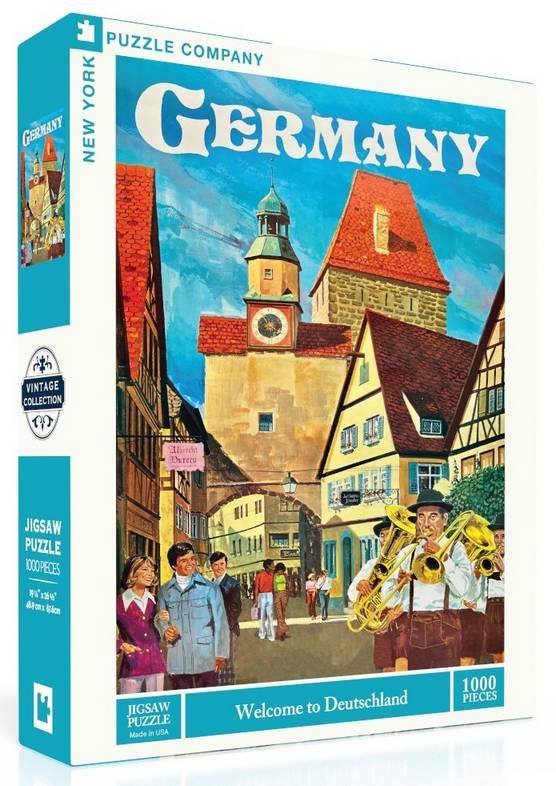 New York Puzzle Company - Welcome to Deutschland - 1000 Piece Jigsaw Puzzle