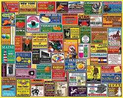 White Mountain - State Trivia - 1000 Piece Jigsaw Puzzle