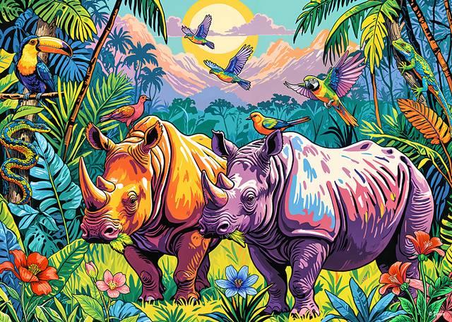 CherryPazzi - Chilling Together - 1000 Piece Jigsaw Puzzle