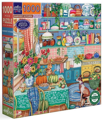 Eeboo - Harvest Kitchen - 1000 Piece Jigsaw Puzzle