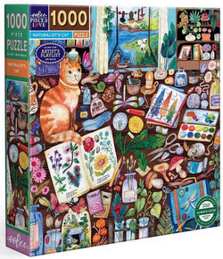Eeboo - Naturalists Cat - 1000 Piece Jigsaw Puzzle
