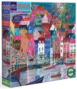 Eeboo - Scottish Isle - 1000 Piece Jigsaw Puzzle