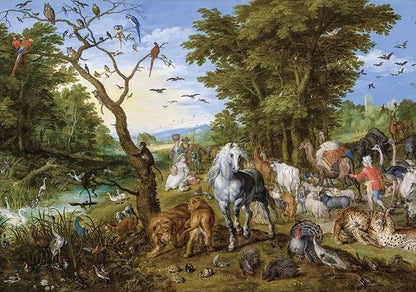 Calypto - The Entry Of The Animals Into Noahs Ark - 1000 Piece Jigsaw Puzzle