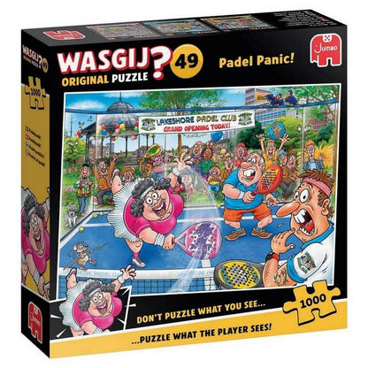 Wasgij - Original 49 Padel Panic! - 1000 Piece Jigsaw Puzzle