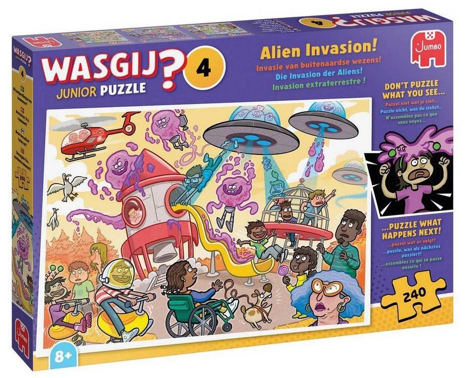 Wasgij - Junior 1 Alien Invasion! - 240 Piece Jigsaw Puzzle