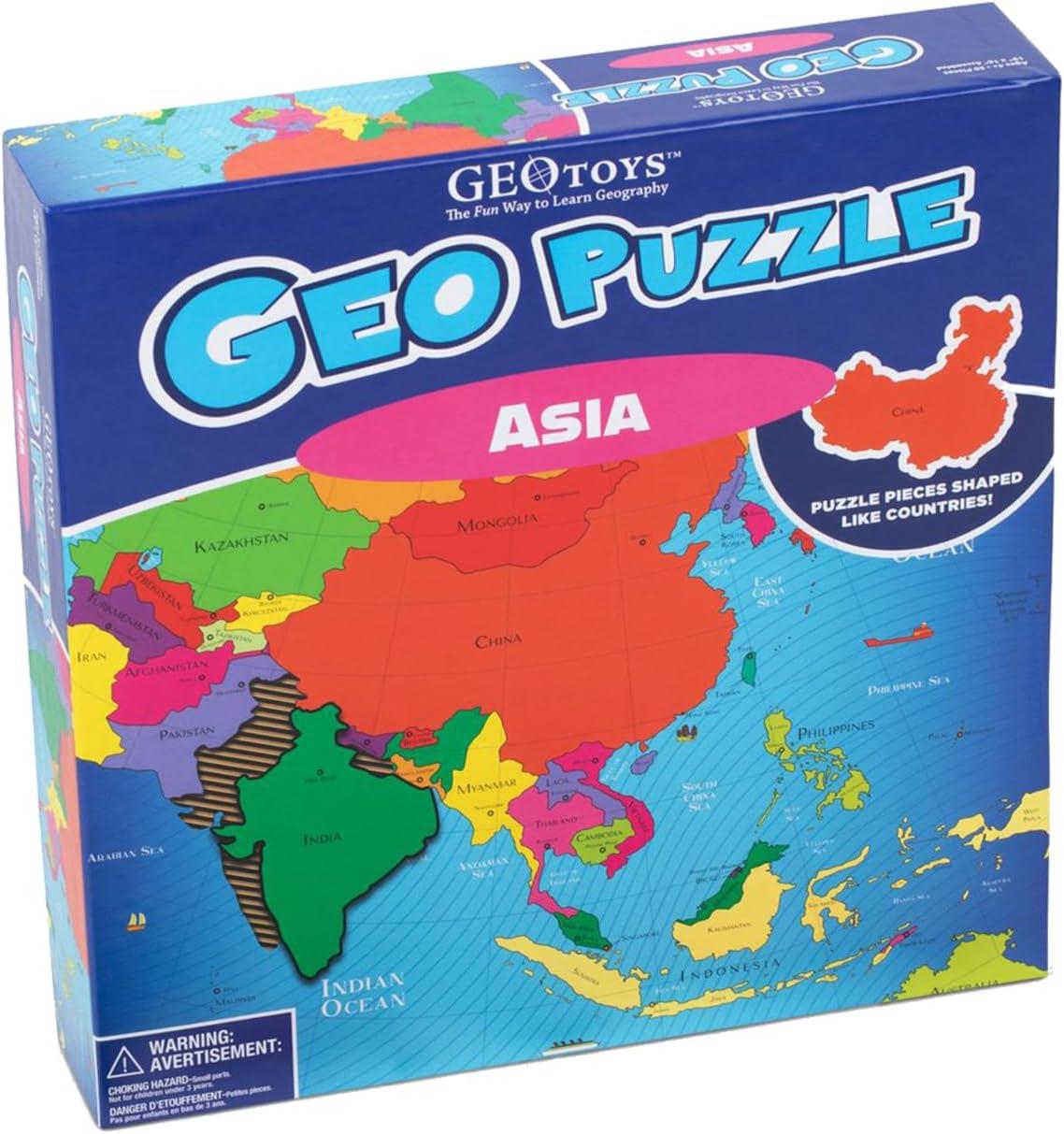 GeoToys - Asia - 50 Piece Jigsaw Puzzle