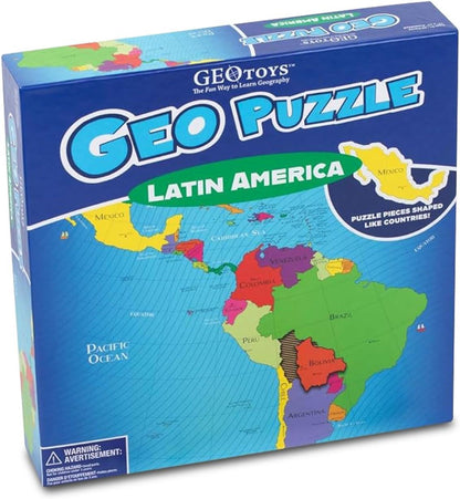 GeoToys - Latin America - 50 Piece Jigsaw Puzzle
