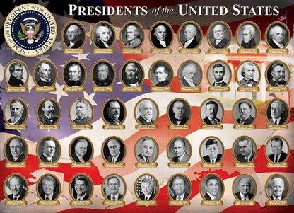 Eurographics - Presidents of the United States - 1000 Piece Jigsaw Puzzle