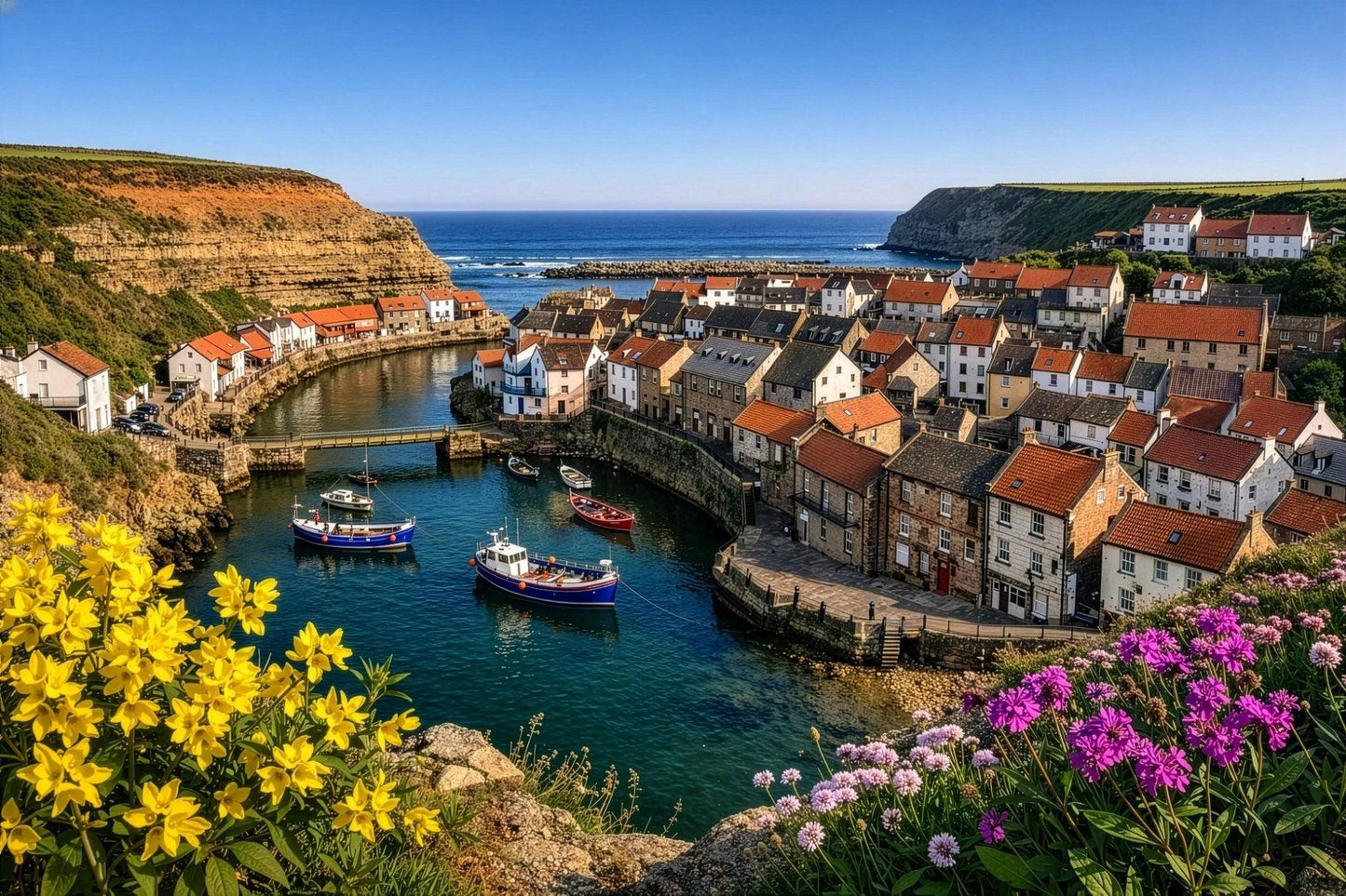Heritage Jigsaws - Staithes - 1000 Piece Jigsaw Puzzle