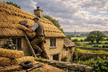 Heritage Jigsaws The Thatcher's View, 1000-piece jigsaw puzzle