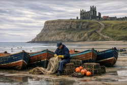 Heritage Jigsaws - Whitby Fisherman - 1000 Piece Jigsaw Puzzle
