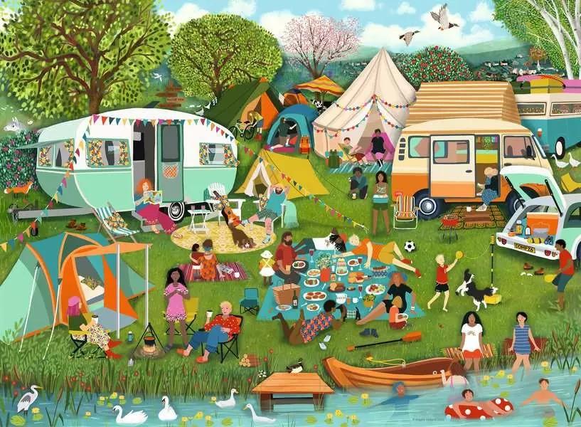 Ravensburger - Camping Adventures - 500 Piece Jigsaw Puzzle