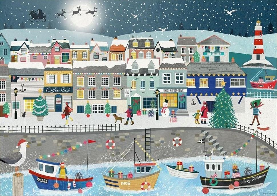 Ravensburger - Coastal Christmas - 1000 Piece Jigsaw Puzzle