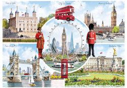 Gibsons - A Look at London - 1000 Piece Jigsaw Puzzle