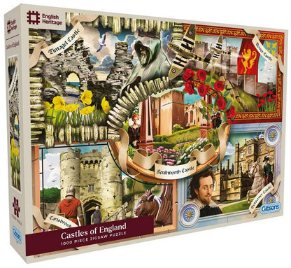Gibsons - English Heritage Historic Castles - 1000 Piece Jigsaw Puzzle