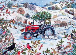 Gibsons - Festive Farm - 1000 Piece Jigsaw Puzzle