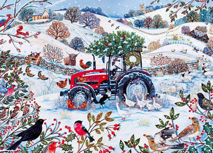 Gibsons - Festive Farm - 1000 Piece Jigsaw Puzzle